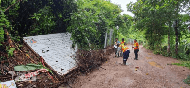 Continuous rain caused increasing problems in Thap Lan national park Continuous rain caused increasing problems in Thap Lan national park