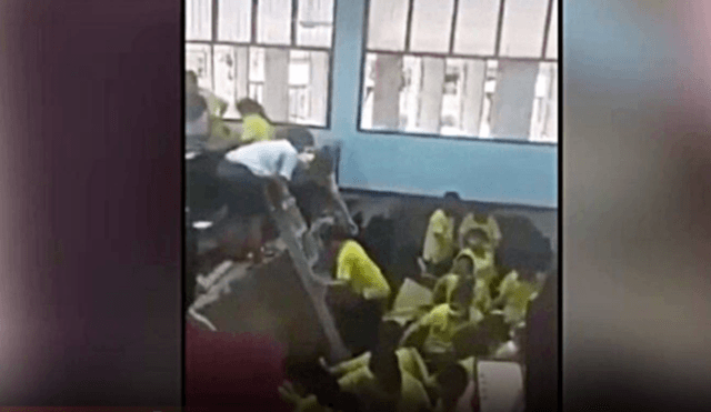 Students injured when wooden floor of a classroom gives way Students injured when wooden floor of a classroom gives way