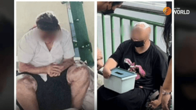 Chinese beggars arrested in Bangkok working the region Chinese beggars arrested in Bangkok working the region