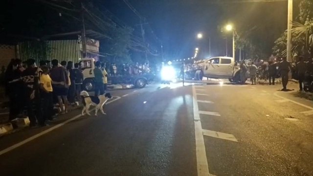 Nine killed and more than ten others injured in truck accident in Si Sa Ket Nine killed and more than ten others injured in truck accident in Si Sa Ket
