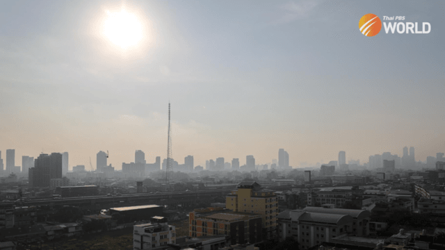 Morning haze, not mist, in and around Bangkok today Morning haze, not mist, in and around Bangkok today