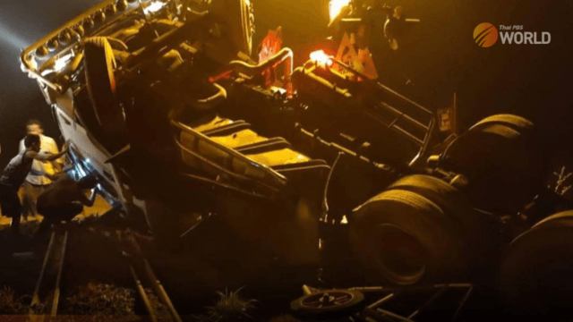Train driver killed as train hit truck in Nakhon Sawan last night Train driver killed as train hit truck in Nakhon Sawan last night