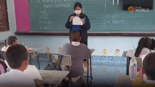 School near Nakhon Phanom town has only one teacher School near Nakhon Phanom town has only one teacher