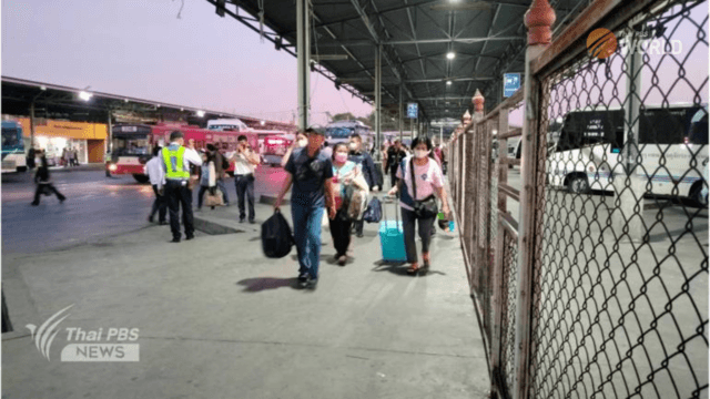 New Year holidaymakers still returning to Bangkok in droves New Year holidaymakers still returning to Bangkok in droves