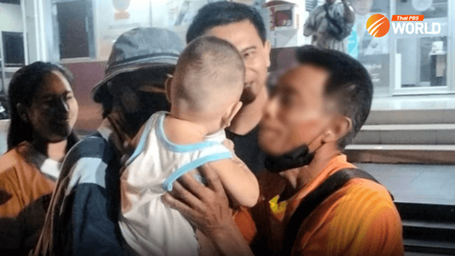 Abducted baby safely returned to his grand parents Abducted baby safely returned to his grand parents