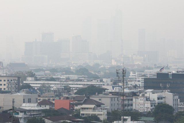 Increased air pollution in Bangkok today and over the weekend Increased air pollution in Bangkok today and over the weekend
