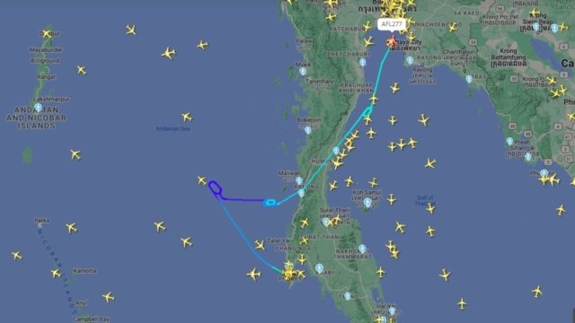 Aeroflot flight makes emergency landing at Suvarnabhumi airport Aeroflot flight makes emergency landing at Suvarnabhumi airport