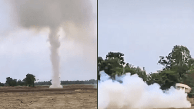 Thai rain-calling rocket miscaptioned as military drone downed in Pakistan Thai rain-calling rocket miscaptioned as military drone downed in Pakistan