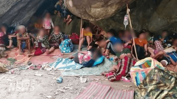 Thai military sets up shelters as Myanmar conflict sends civilians across border Thai military sets up shelters as Myanmar conflict sends civilians across border