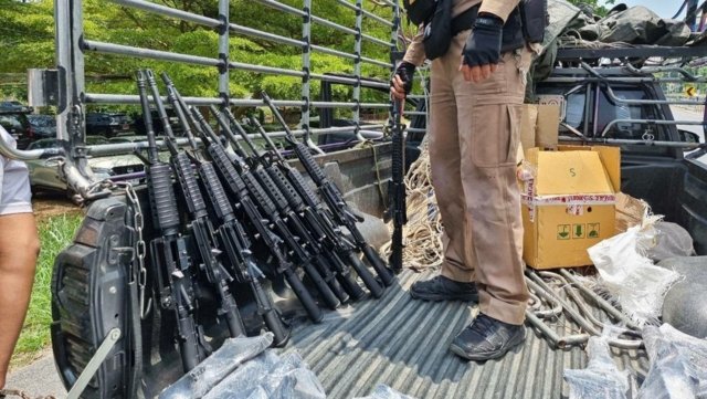 Alleged arms smugglers arrested in Chiang Mai Alleged arms smugglers arrested in Chiang Mai