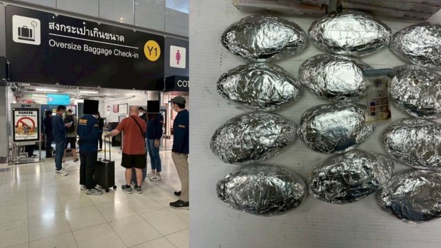 Australian caught with 4.26kg of crystal meth at Suvarnabhumi airport Australian caught with 4.26kg of crystal meth at Suvarnabhumi airport