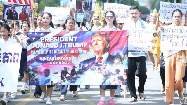 Cambodia calls on Trump to intervene in Thai custody of 18 soldiers Cambodia calls on Trump to intervene in Thai custody of 18 soldiers