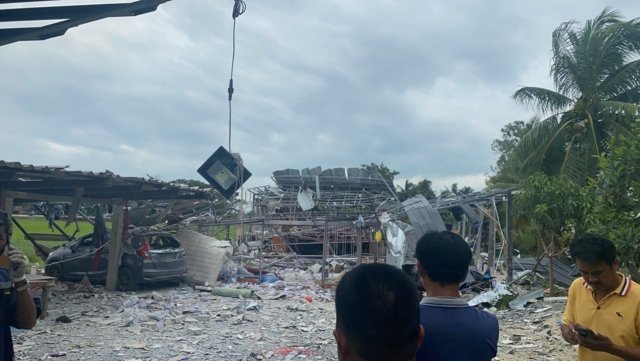 At least nine killed in Suphan Buri firecracker factory blast today At least nine killed in Suphan Buri firecracker factory blast today
