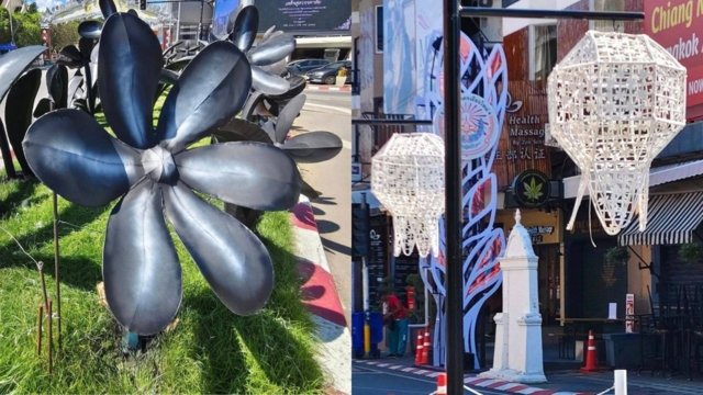 Chiang Mai municipality under fire for changing Yi Peng festival decorations Chiang Mai municipality under fire for changing Yi Peng festival decorations
