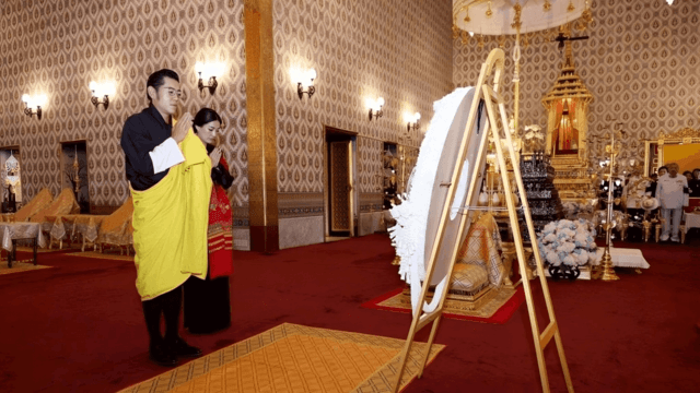 Bhutanese monarchs pay their respects to late Queen Sirikit Bhutanese monarchs pay their respects to late Queen Sirikit