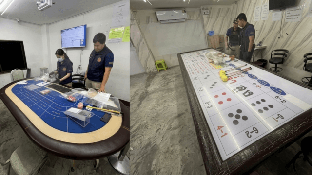 DOPA raids two illegal gambling dens in Chiang Mai DOPA raids two illegal gambling dens in Chiang Mai