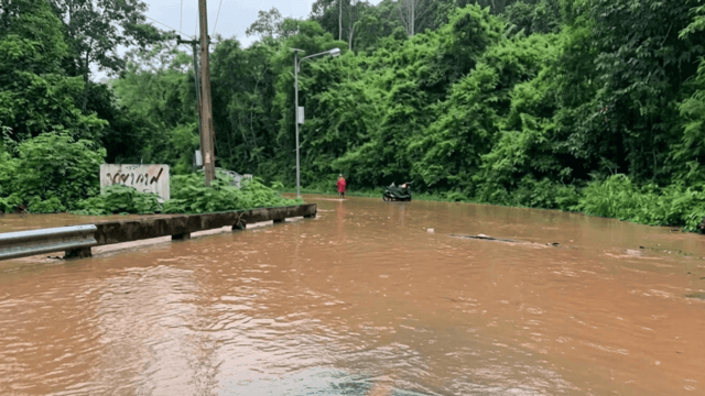 Flooding in two districts of Nakhon Ratchasima Flooding in two districts of Nakhon Ratchasima