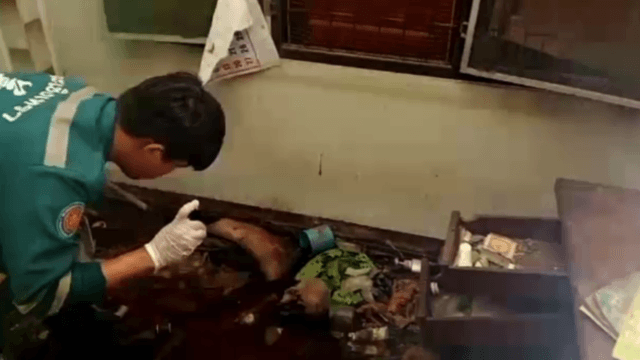 Skeleton found in a deserted house in Chachoengsao Skeleton found in a deserted house in Chachoengsao