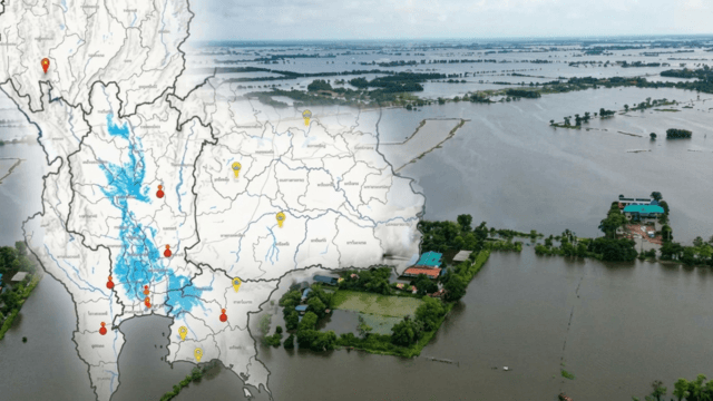 Central region hardest hit by floods, GISTDA says Central region hardest hit by floods, GISTDA says