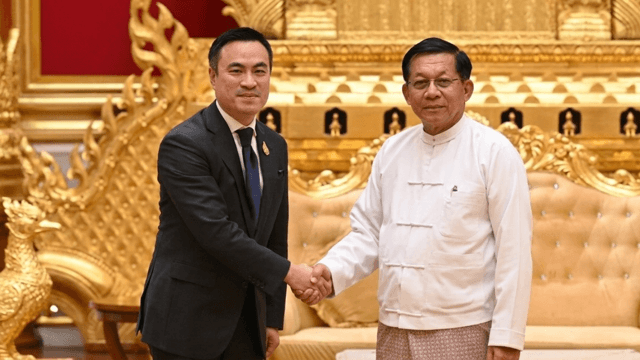 Thai minister meets Myanmar leader to discuss energy cooperation Thai minister meets Myanmar leader to discuss energy cooperation