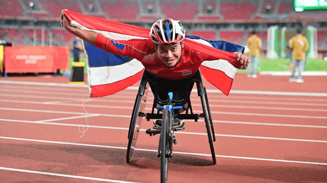 Pongsakorn wins third straight Asian Para Games gold in 400m Pongsakorn wins third straight Asian Para Games gold in 400m