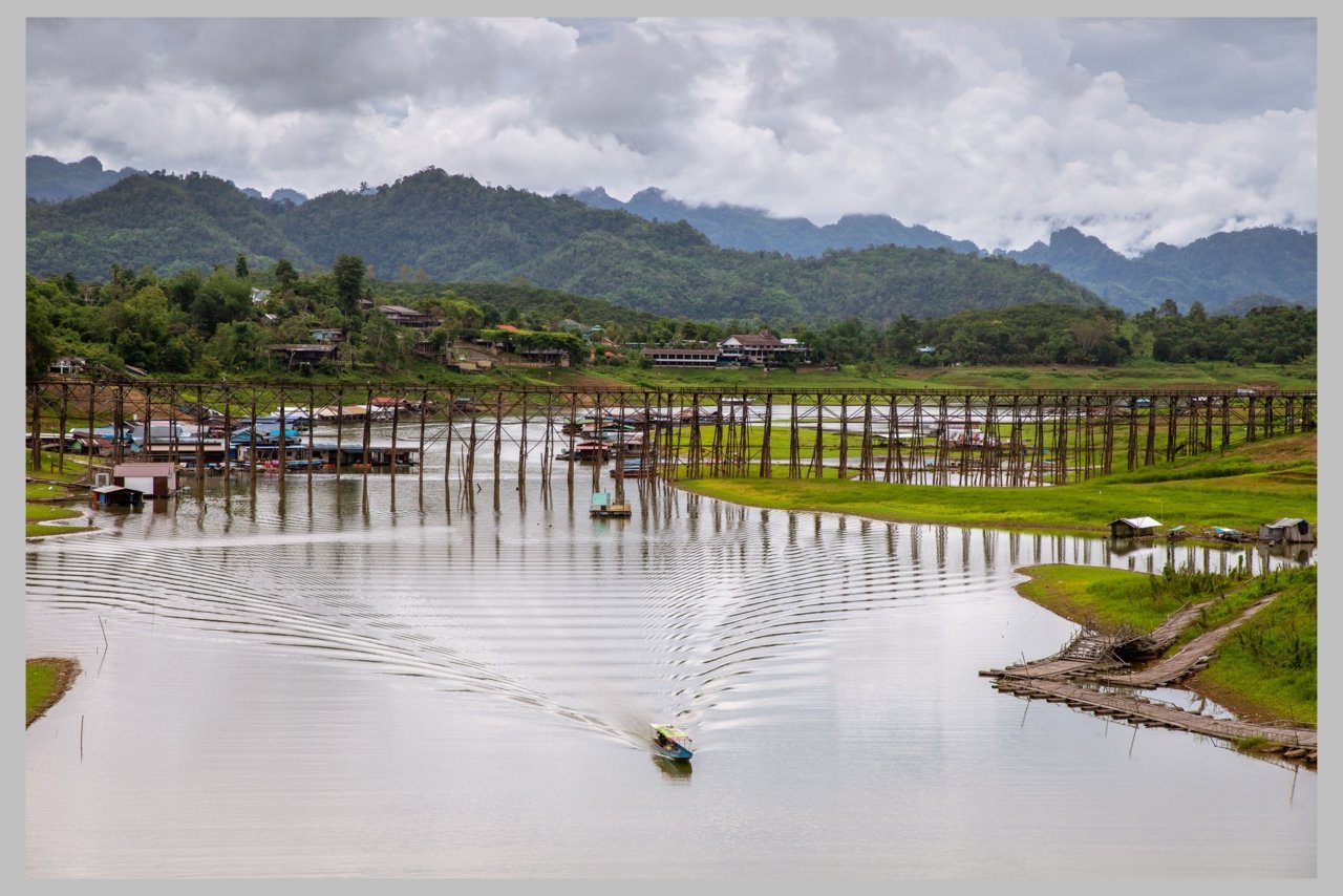 Sangkhla Buri during rainy season Sangkhla Buri during rainy season