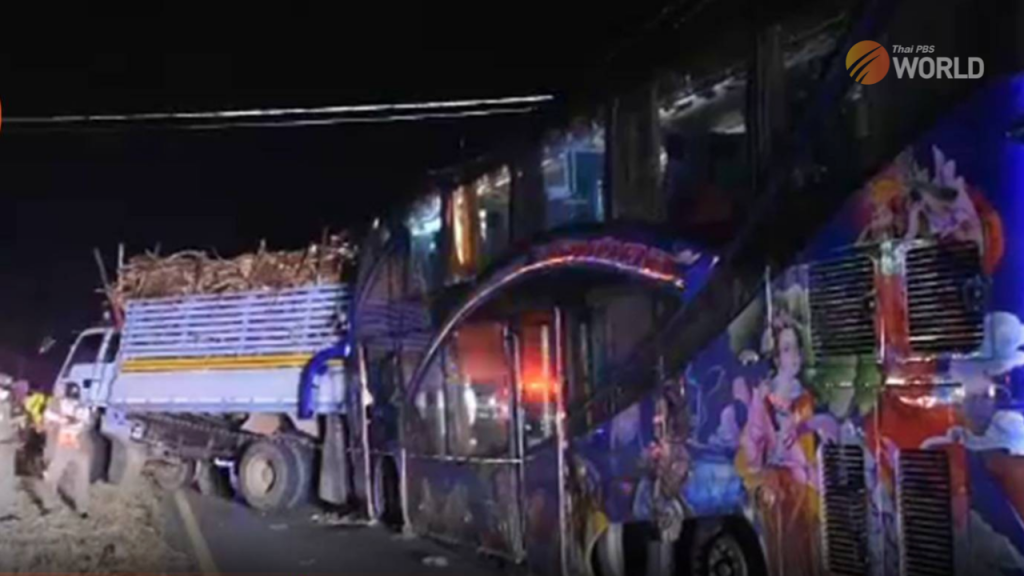 Bus driver killed, 47 students and teachers injured in accident in Korat